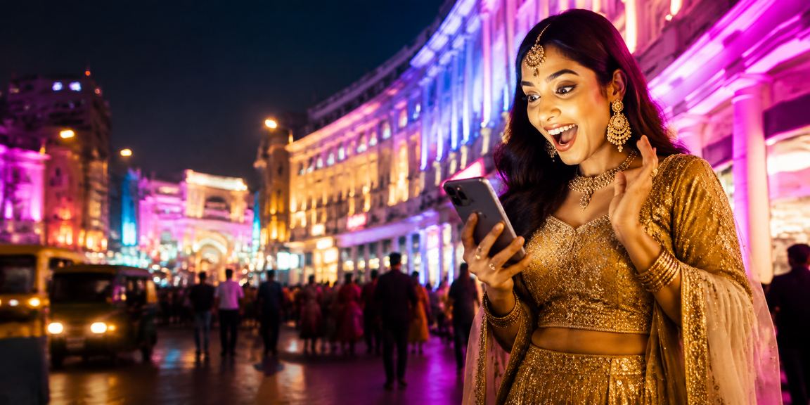 Mobile payment transaction in Delhi